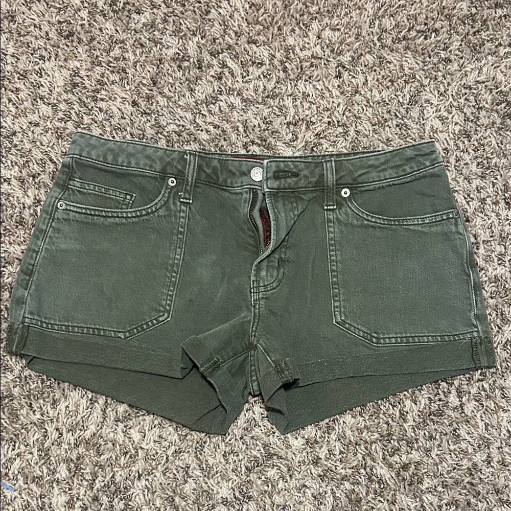 Women's Lucky Brand Green Denim Shorts